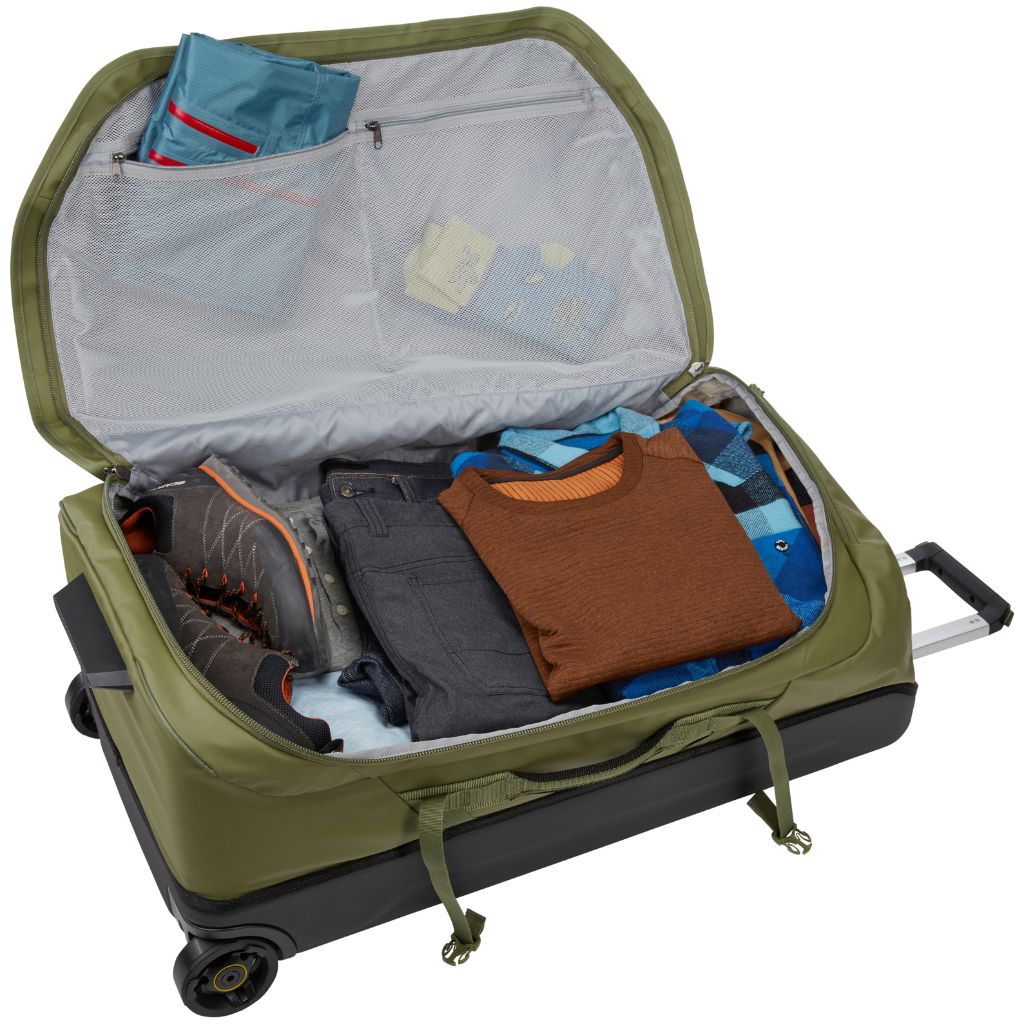 Thule Chasm Check in Wheeled Duffel 110L - Olivine - Love Luggage