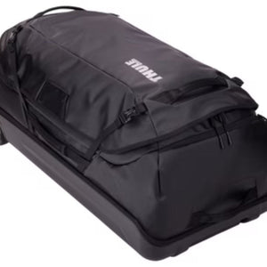 Thule Chasm Check in Wheeled Duffel Luggage 110L - Black - Love Luggage