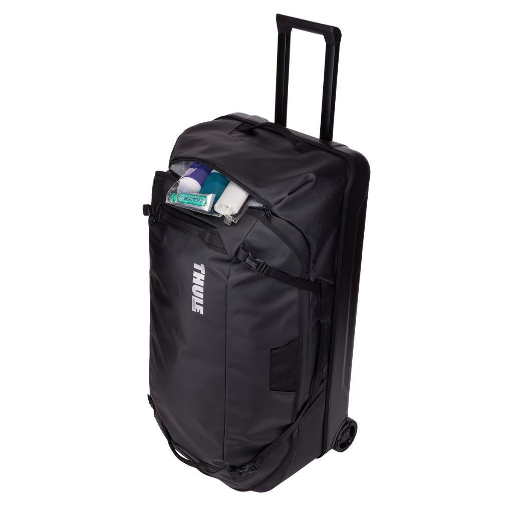 Thule Chasm Check in Wheeled Duffel Luggage 110L - Black - Love Luggage