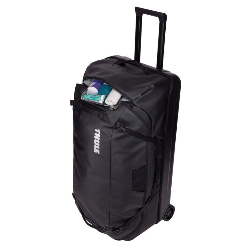 Thule Chasm Check in Wheeled Duffel Luggage 110L - Black - Love Luggage