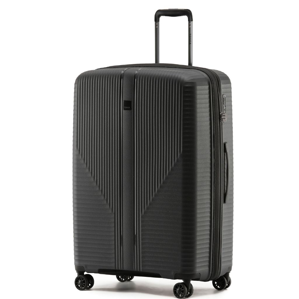 Tosca F - Lite 3 Piece Hardsided Luggage Set - Black - Love Luggage