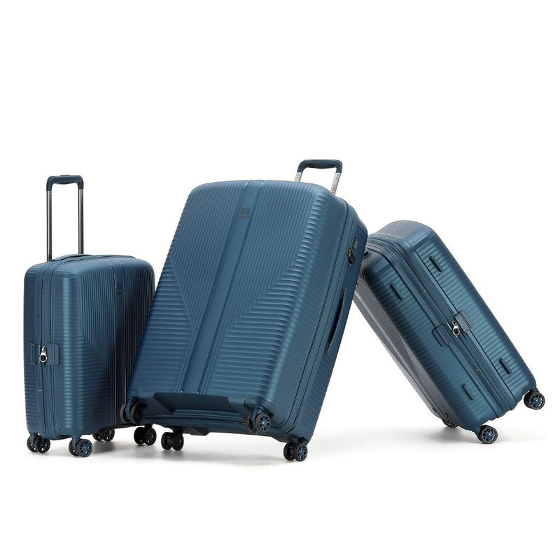 Tosca F - Lite 3 Piece Hardsided Luggage Set - Navy - Love Luggage