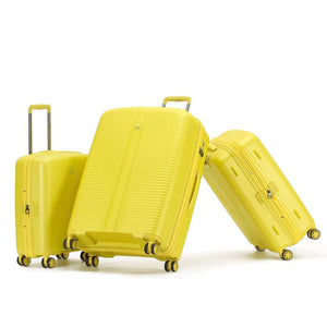 Tosca F - Lite 3 Piece Hardsided Luggage Set - Yellow - Love Luggage