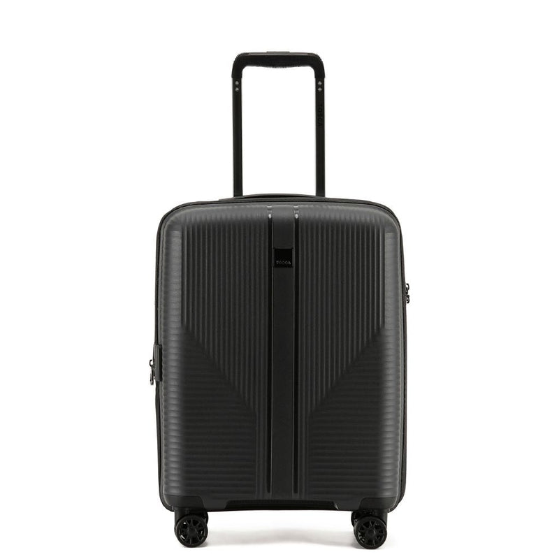 Tosca F - Lite 55cm Carry On Hardsided Luggage - Black - Love Luggage