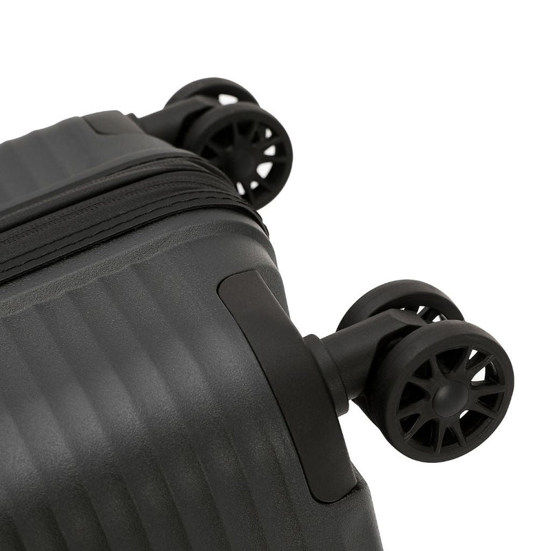 Tosca F - Lite 55cm Carry On Hardsided Luggage - Black - Love Luggage