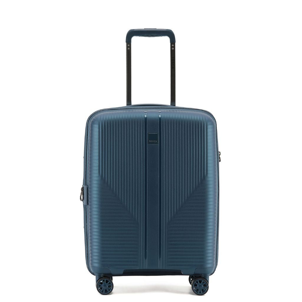 Tosca F - Lite 55cm Carry On Hardsided Luggage - Navy - Love Luggage