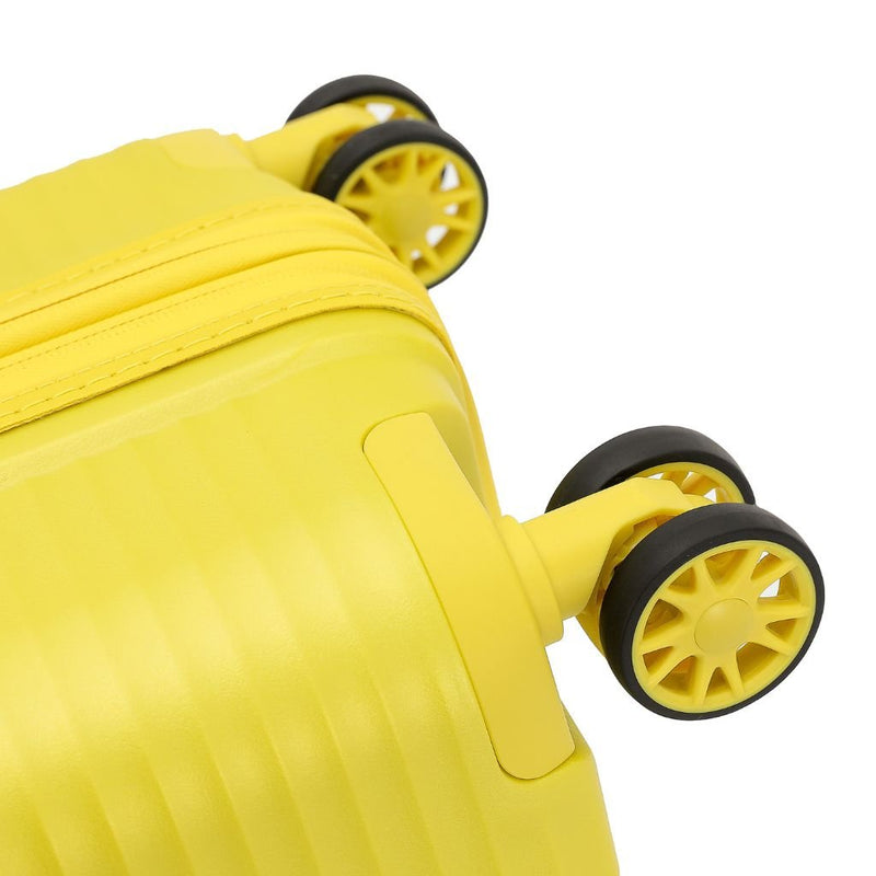 Tosca F - Lite 55cm Carry On Hardsided Luggage - Yellow - Love Luggage