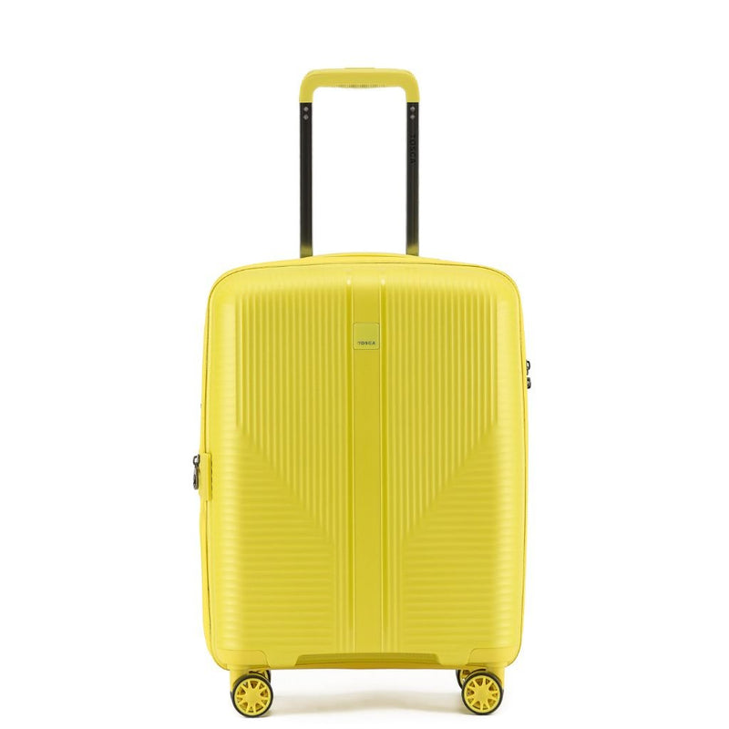 Tosca F - Lite 55cm Carry On Hardsided Luggage - Yellow - Love Luggage