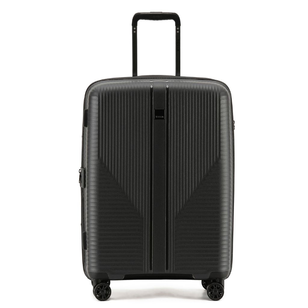 Tosca F - Lite 65cm Medium Hardsided Luggage - Black - Love Luggage