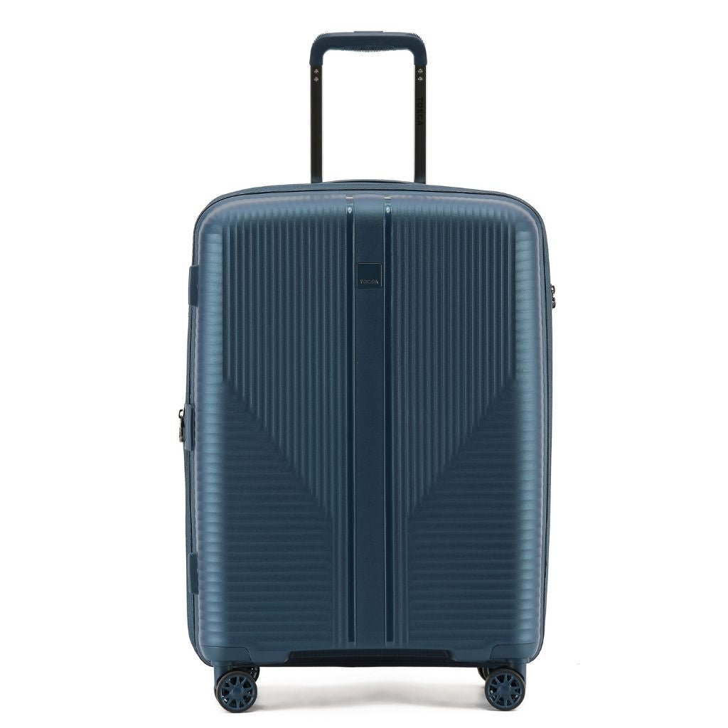 Tosca F - Lite 65cm Medium Hardsided Luggage - Navy - Love Luggage