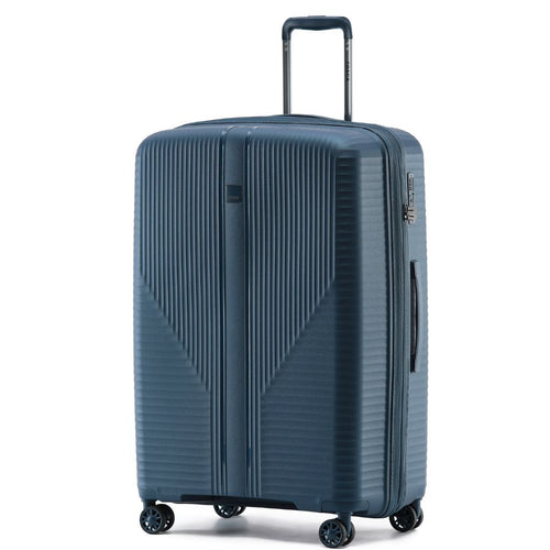 Tosca F-Lite 77cm Large Hardsided Luggage - Navy - Love Luggage