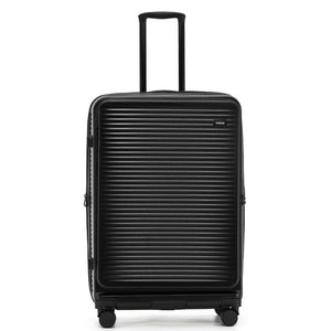 Tosca Zen Large 75cm Hardsided Top Opening Luggage - Black - Love Luggage
