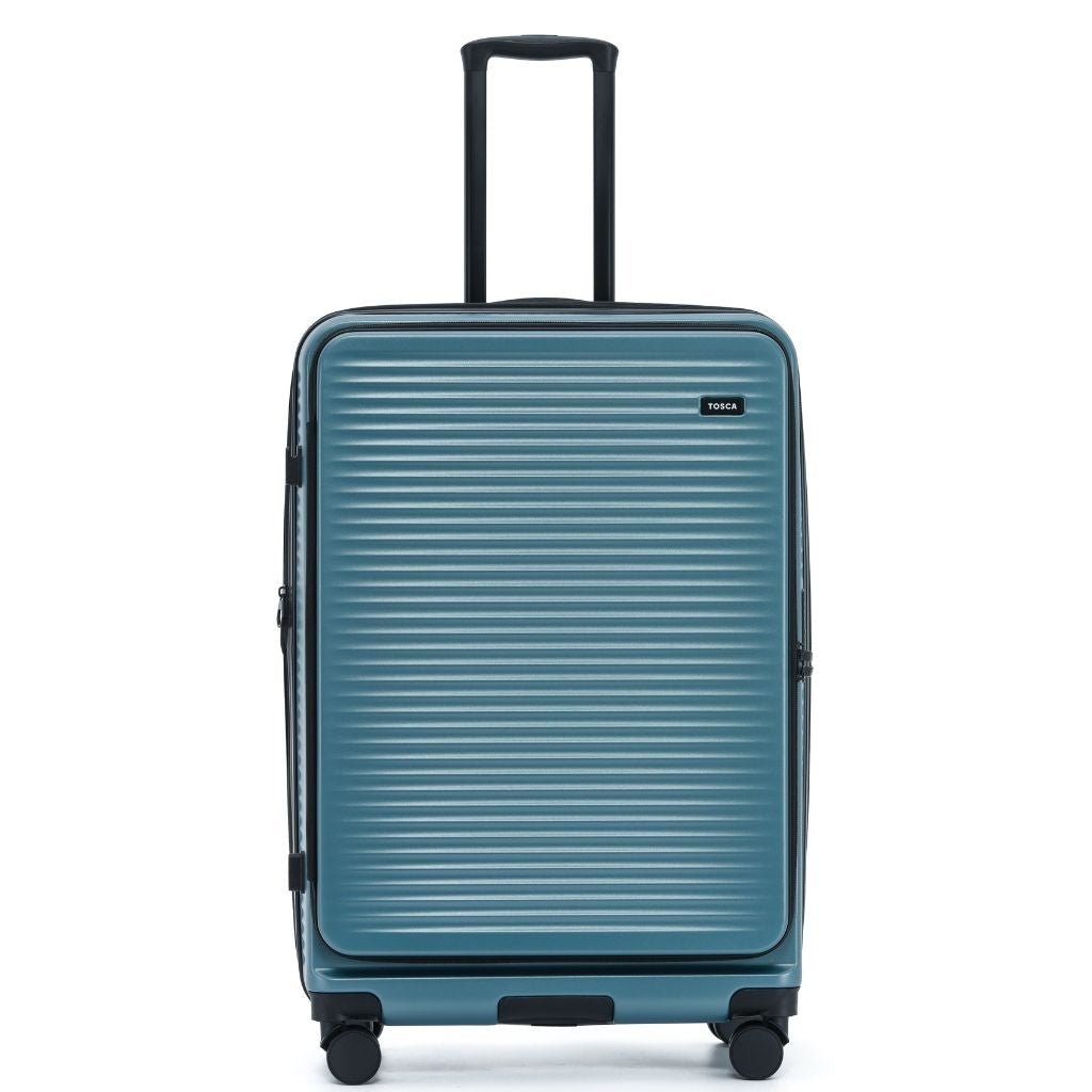 Tosca Zen Large 75cm Hardsided Top Opening Luggage - Slate - Love Luggage