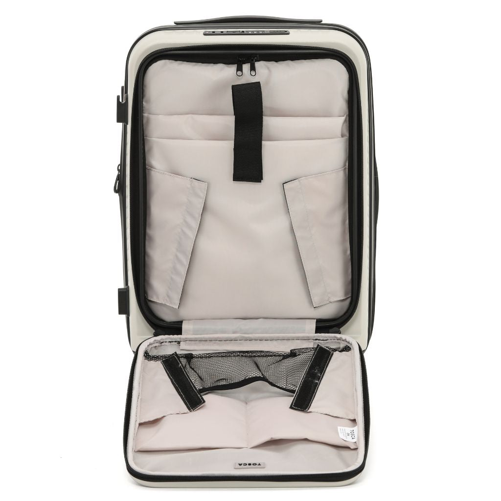 Tosca Zen Top Opening 53 cm Carry On Luggage - Stone - Love Luggage
