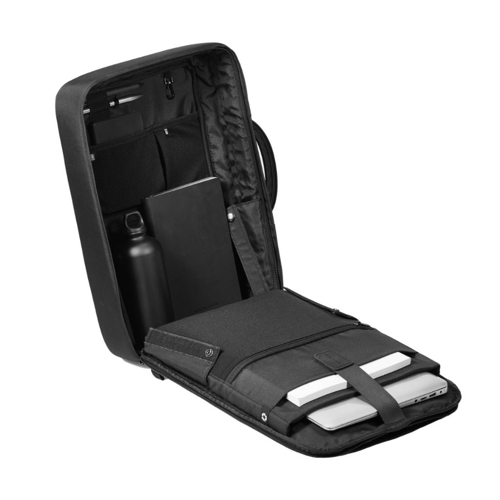 XD Design Bobby Bizz 2.0 16" Laptop Backpack & Briefcase - Black - Love Luggage