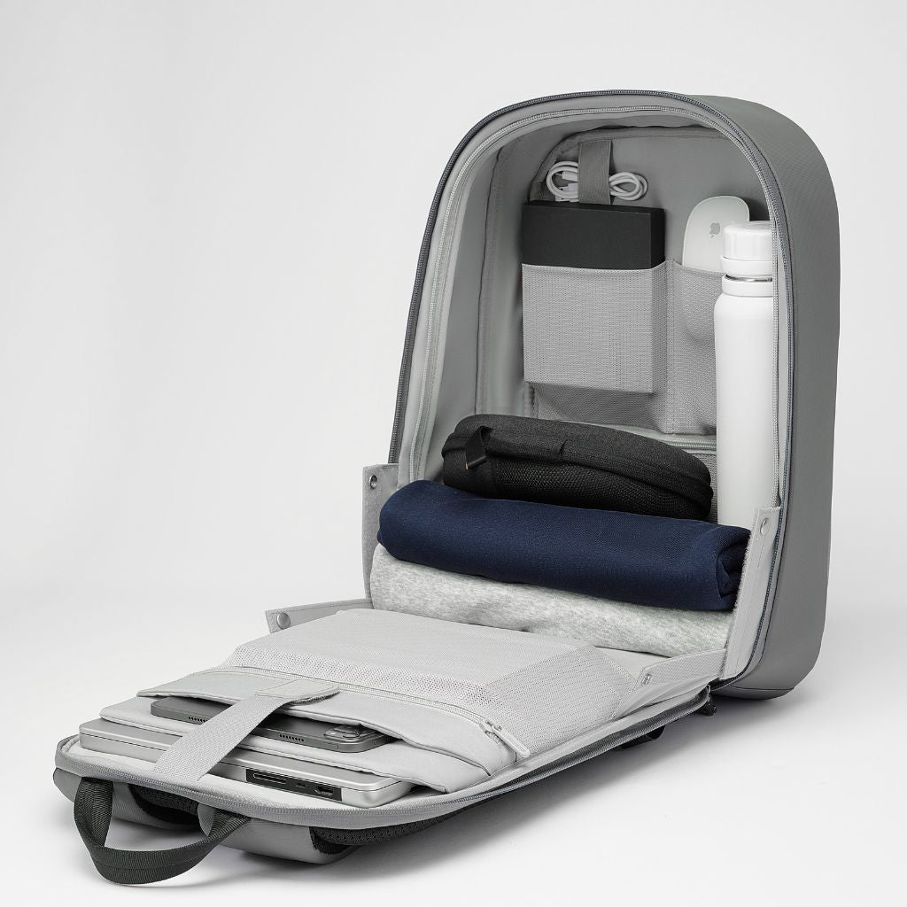 XD Design Bobby Edge Laptop Backpack - Grey - Love Luggage