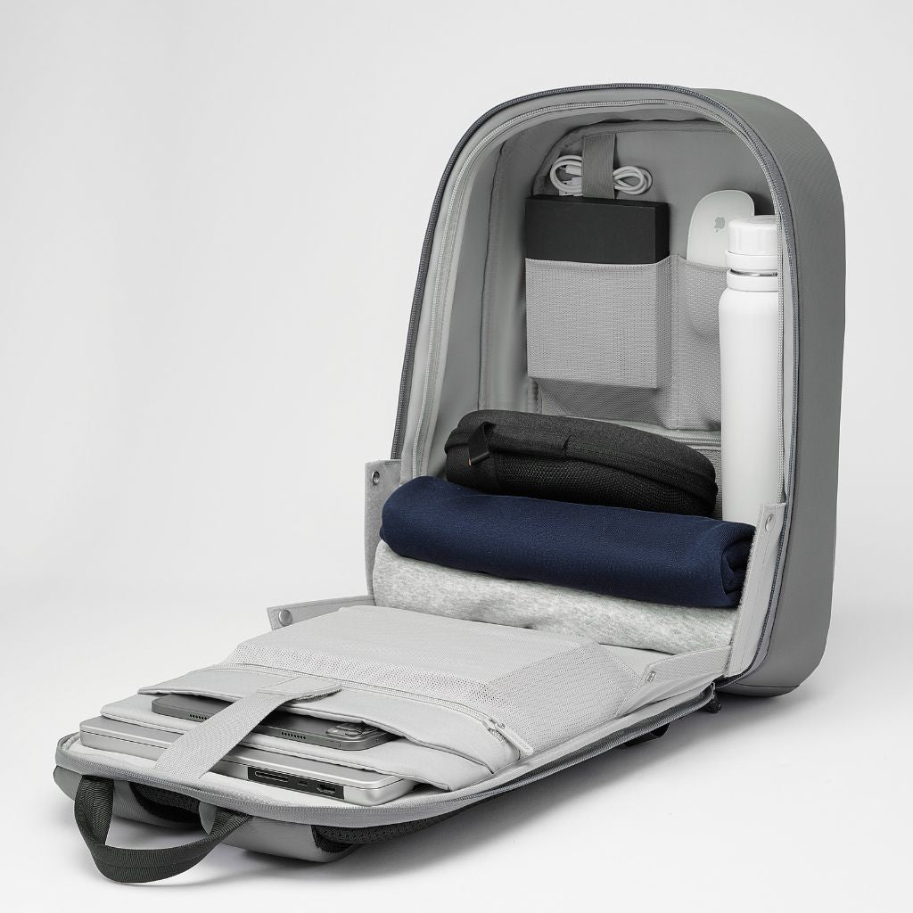 XD Design Bobby Edge Laptop Backpack - Grey - Love Luggage