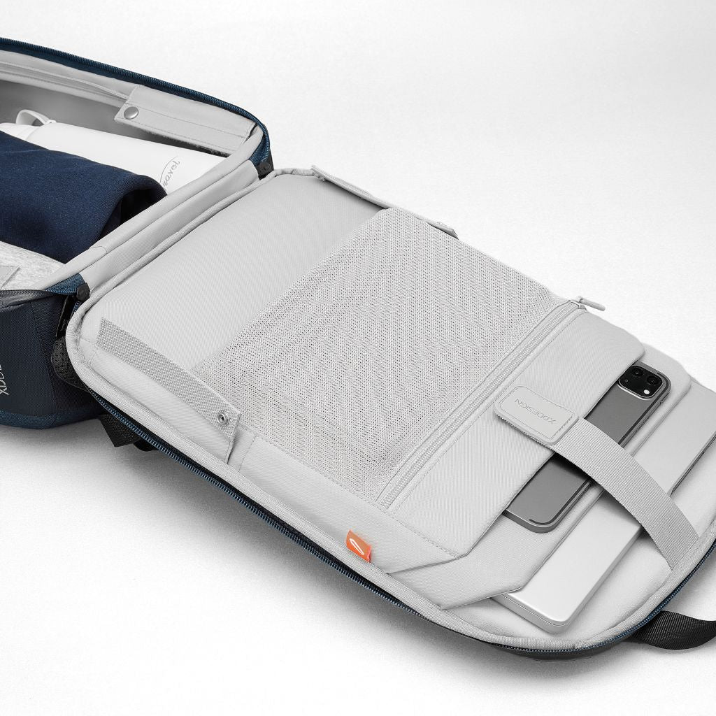 XD Design Bobby Edge Laptop Backpack - Navy - Love Luggage