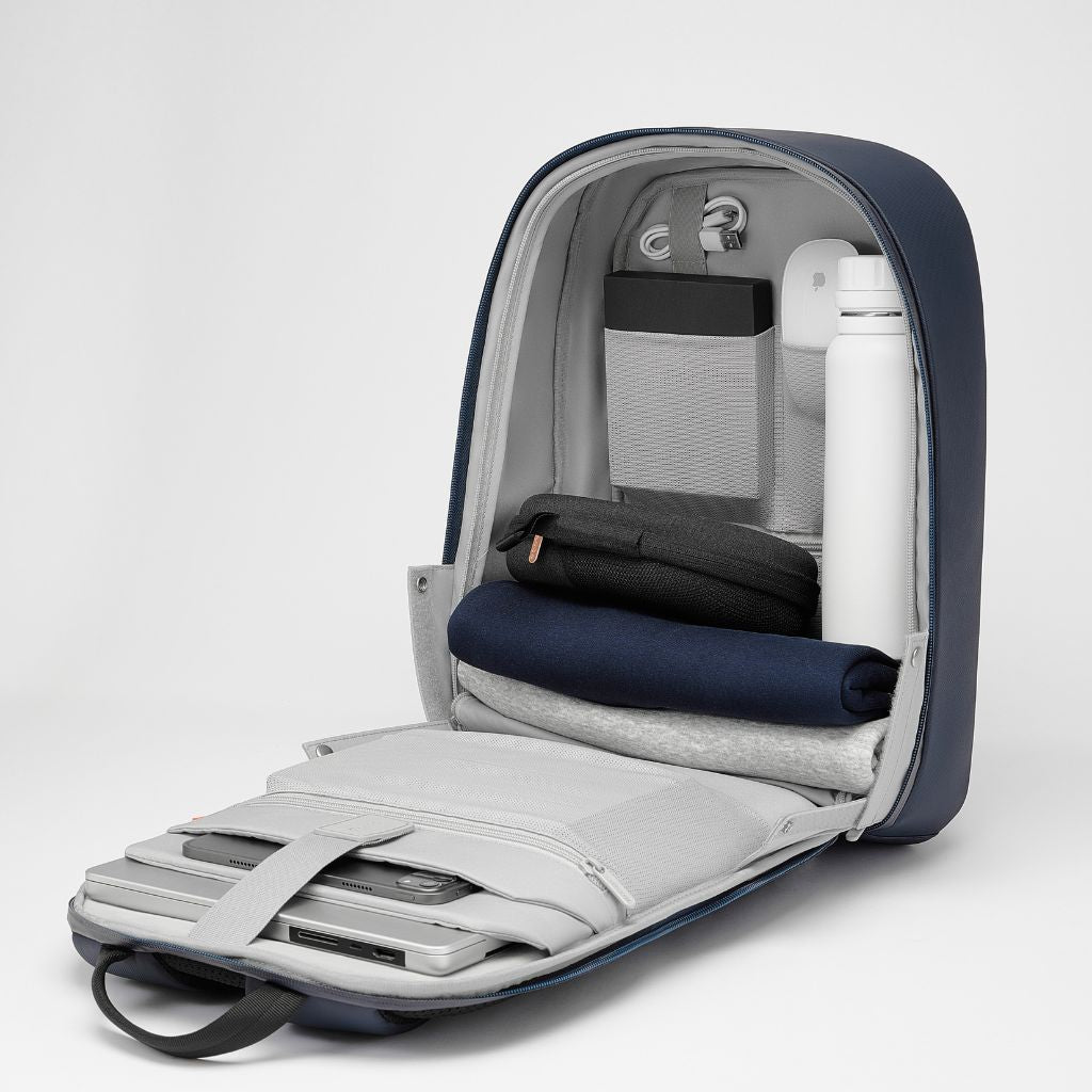 XD Design Bobby Edge Laptop Backpack - Navy - Love Luggage