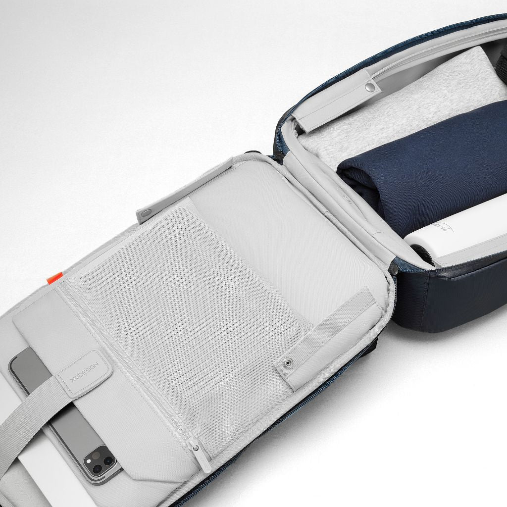 XD Design Bobby Edge Laptop Backpack - Navy - Love Luggage