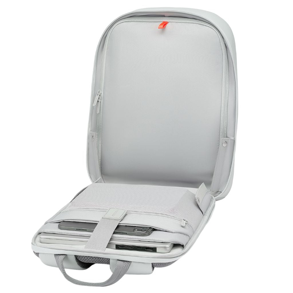 XD Design Bobby Edge Laptop Backpack - Off White - Love Luggage