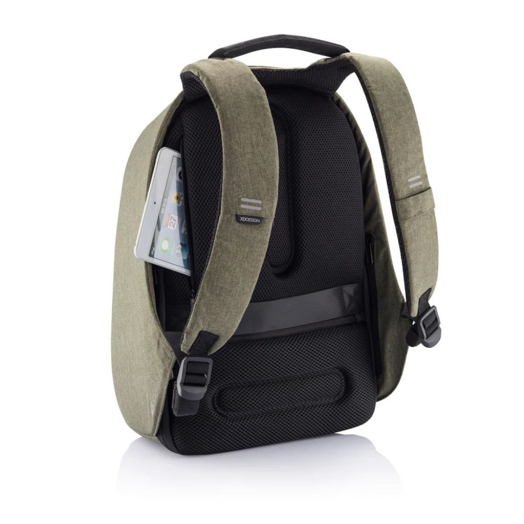 XD Design Bobby Hero Regular Anti - Theft Laptop Backpack - Green - Love Luggage