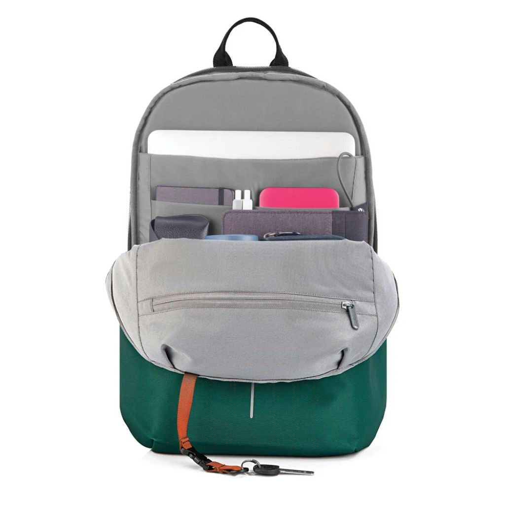 XD Design Bobby Soft Anti - Theft Laptop Backpack - Forest Green - Love Luggage