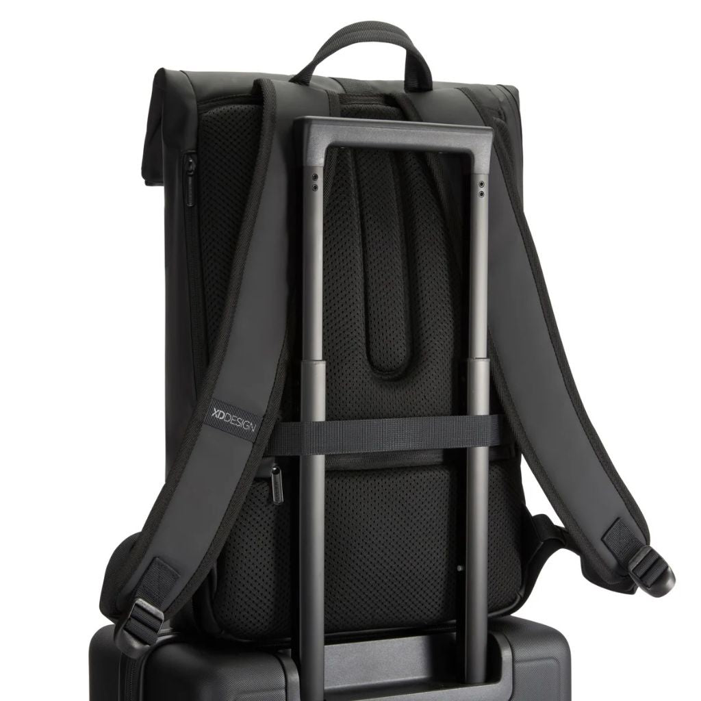 XD Design Urban Flip Top Laptop Backpack - Black - Love Luggage