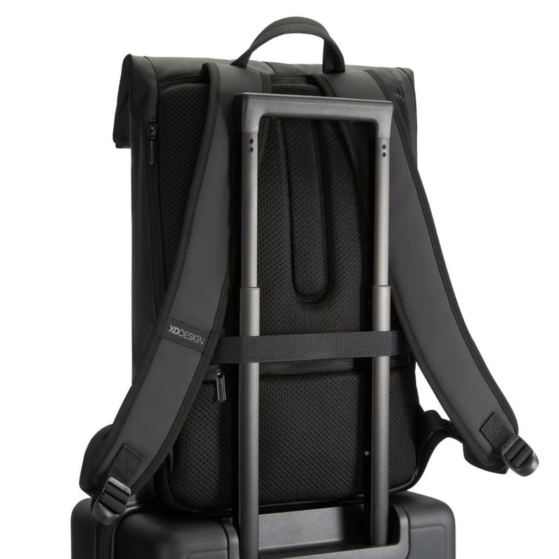 XD Design Urban Flip Top Laptop Backpack - Black - Love Luggage