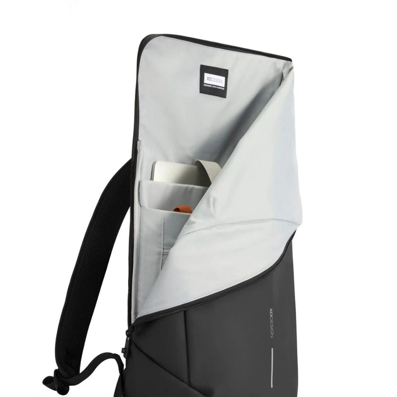 XD Design Urban Flip Top Laptop Backpack - Black - Love Luggage