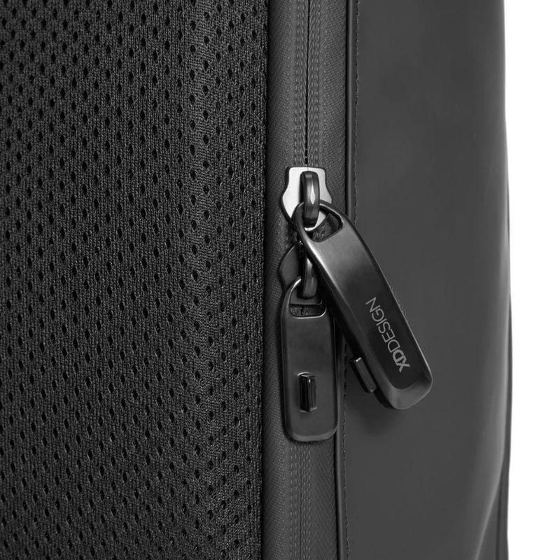 XD Design Urban Flip Top Laptop Backpack - Black - Love Luggage