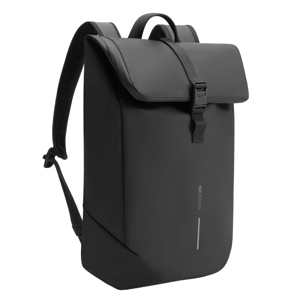 XD Design Urban Flip Top Laptop Backpack - Black - Love Luggage