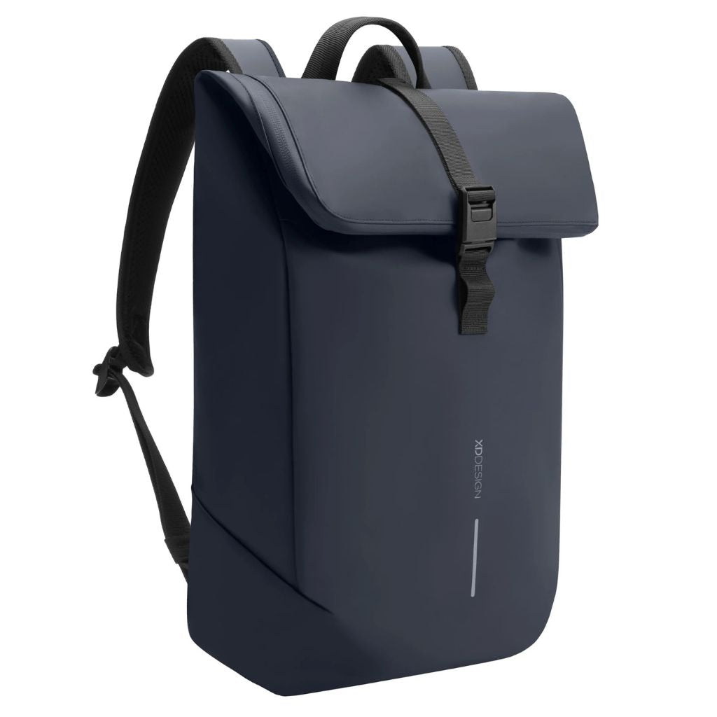 XD Design Urban Flip Top Laptop Backpack - Navy - Love Luggage