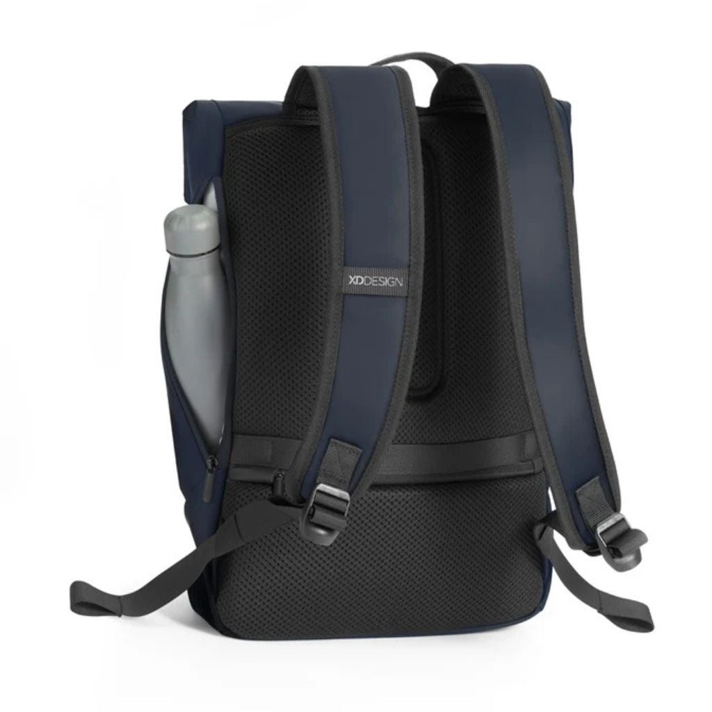 XD Design Urban Flip Top Laptop Backpack - Navy - Love Luggage