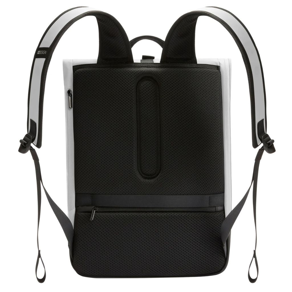 XD Design Urban Flip Top Laptop Backpack - White - Love Luggage