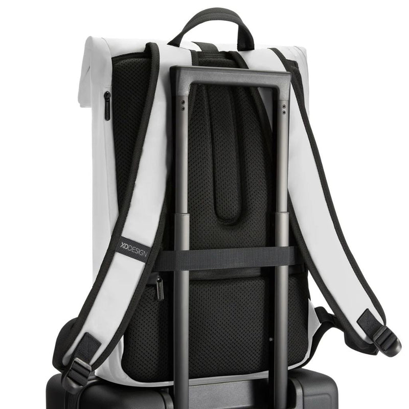 XD Design Urban Flip Top Laptop Backpack - White - Love Luggage