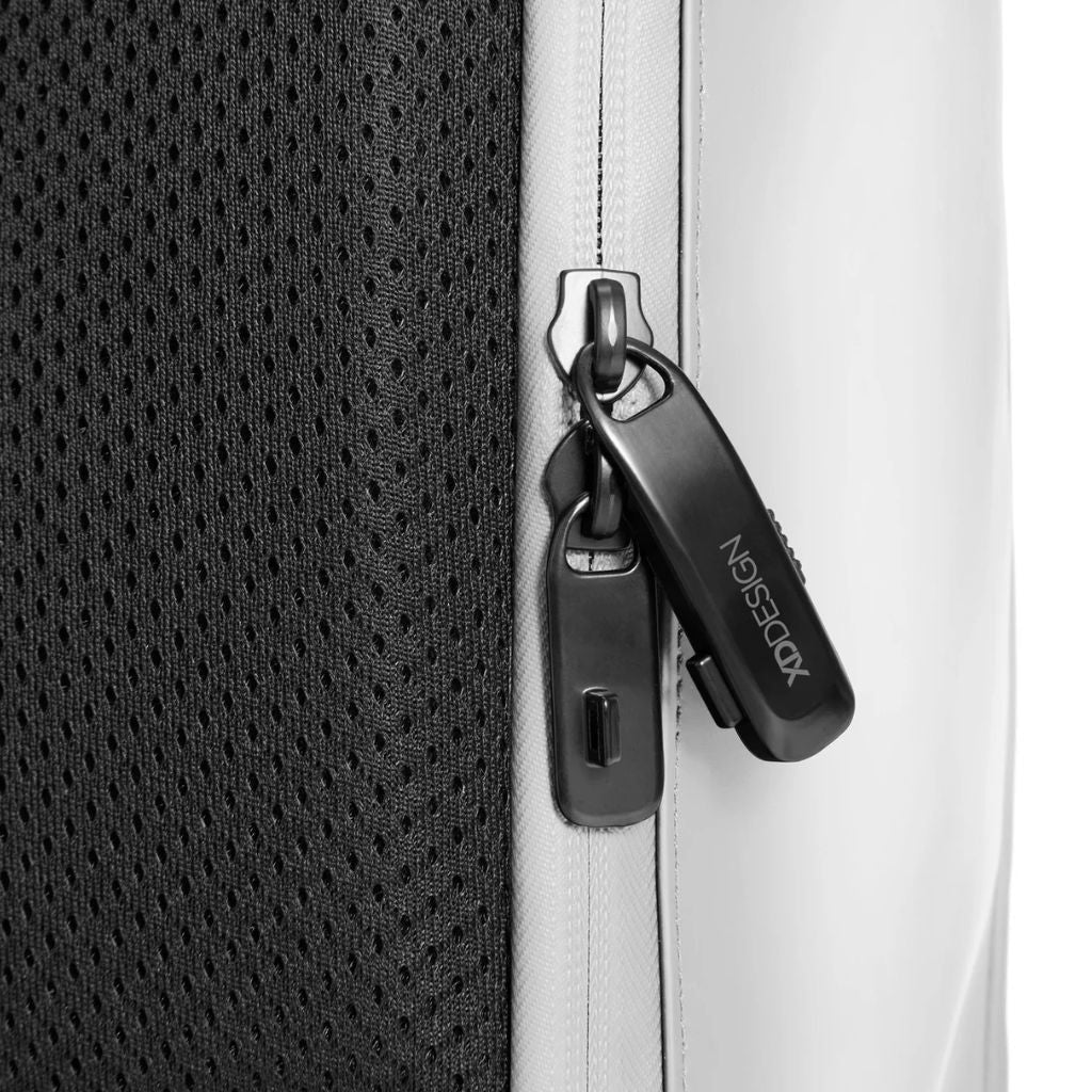 XD Design Urban Flip Top Laptop Backpack - White - Love Luggage