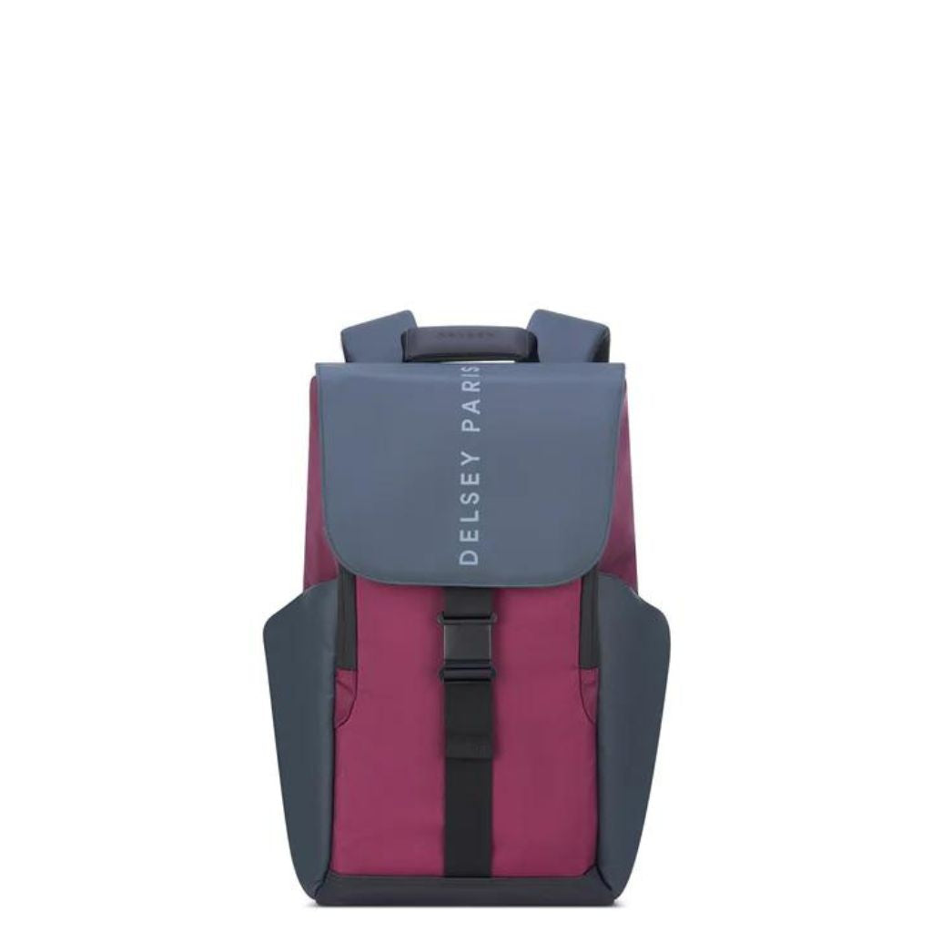 Delsey Securflap Business 15" Laptop Backpack Burgundy