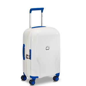 Delsey Clavel 55cm Carry On Luggage - White/Blue