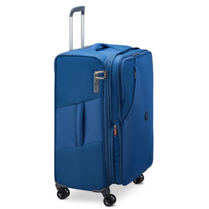 Delsey MARINGA 68cm Medium Exp Softsided Luggage - Blue