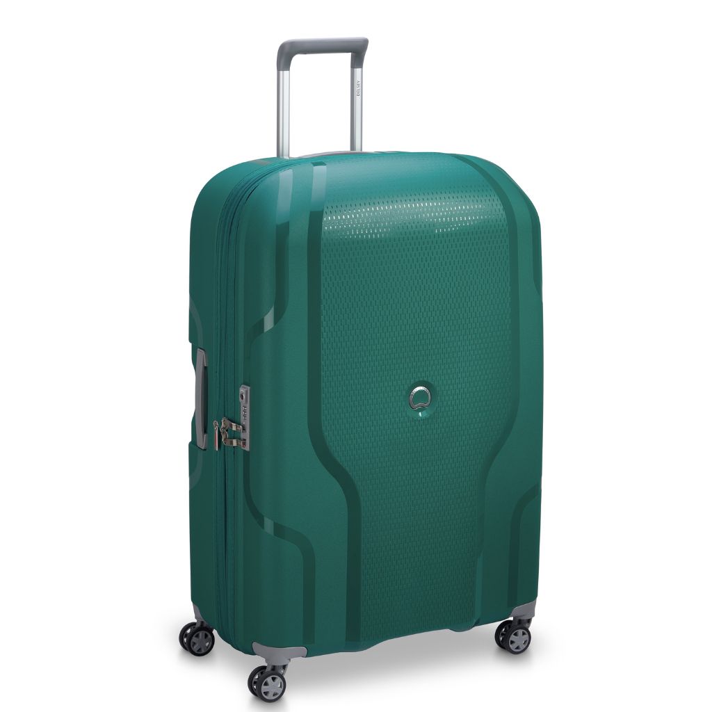 Delsey Clavel 83cm Large Hardsided Spinner Luggage - Evergreen