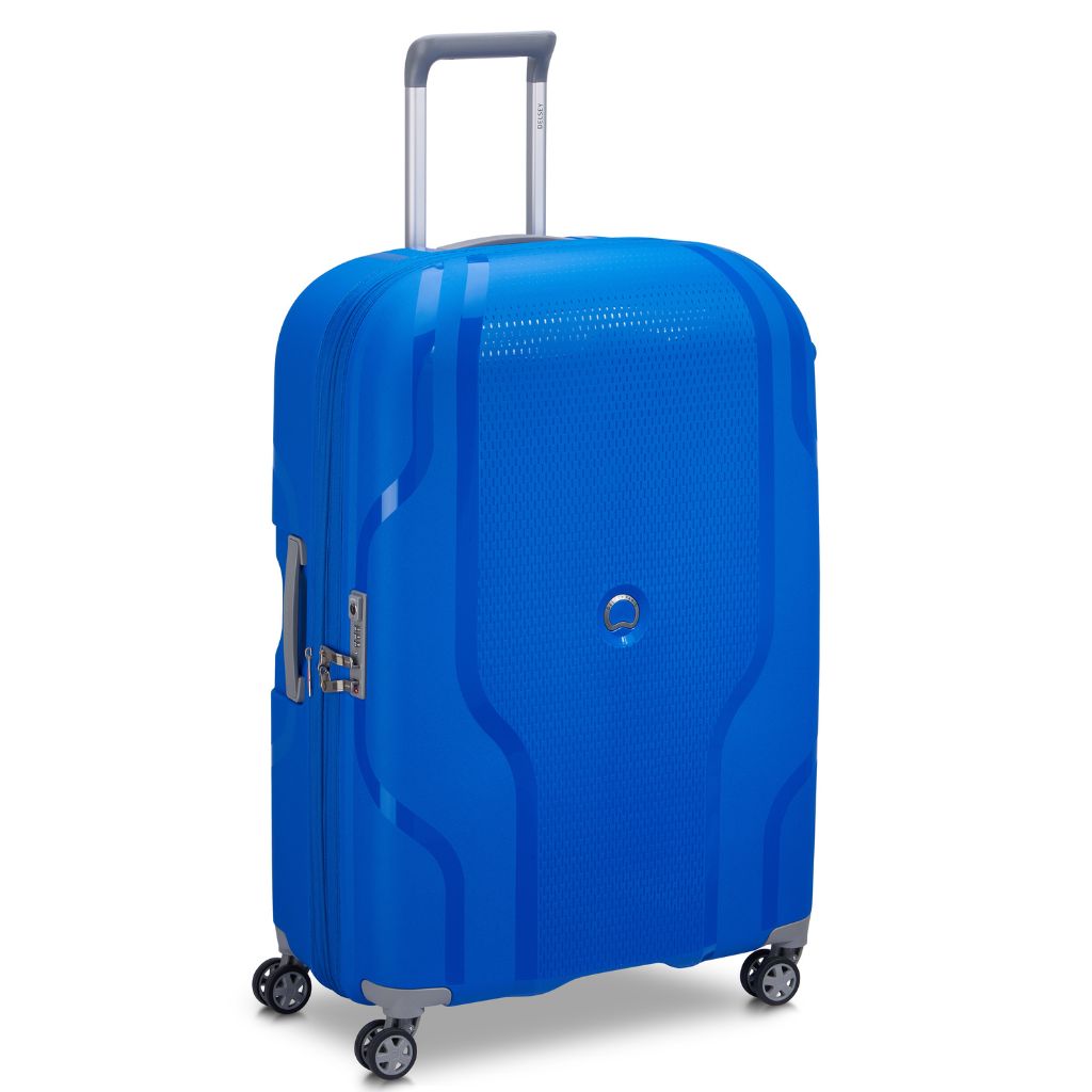 Delsey Clavel 71cm Medium Hardsided Spinner Luggage - Klein Blue