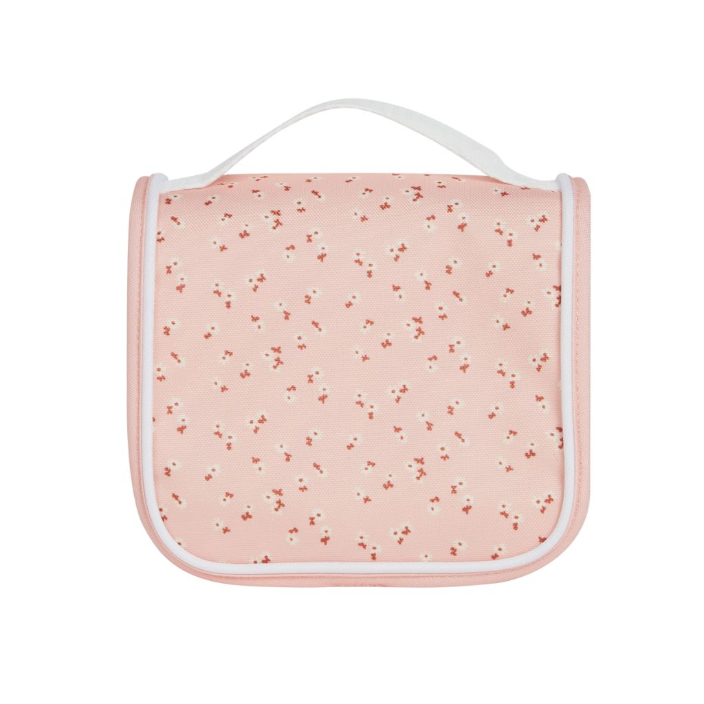 Olli Ella See-Ya Washbag – Pink Daisies