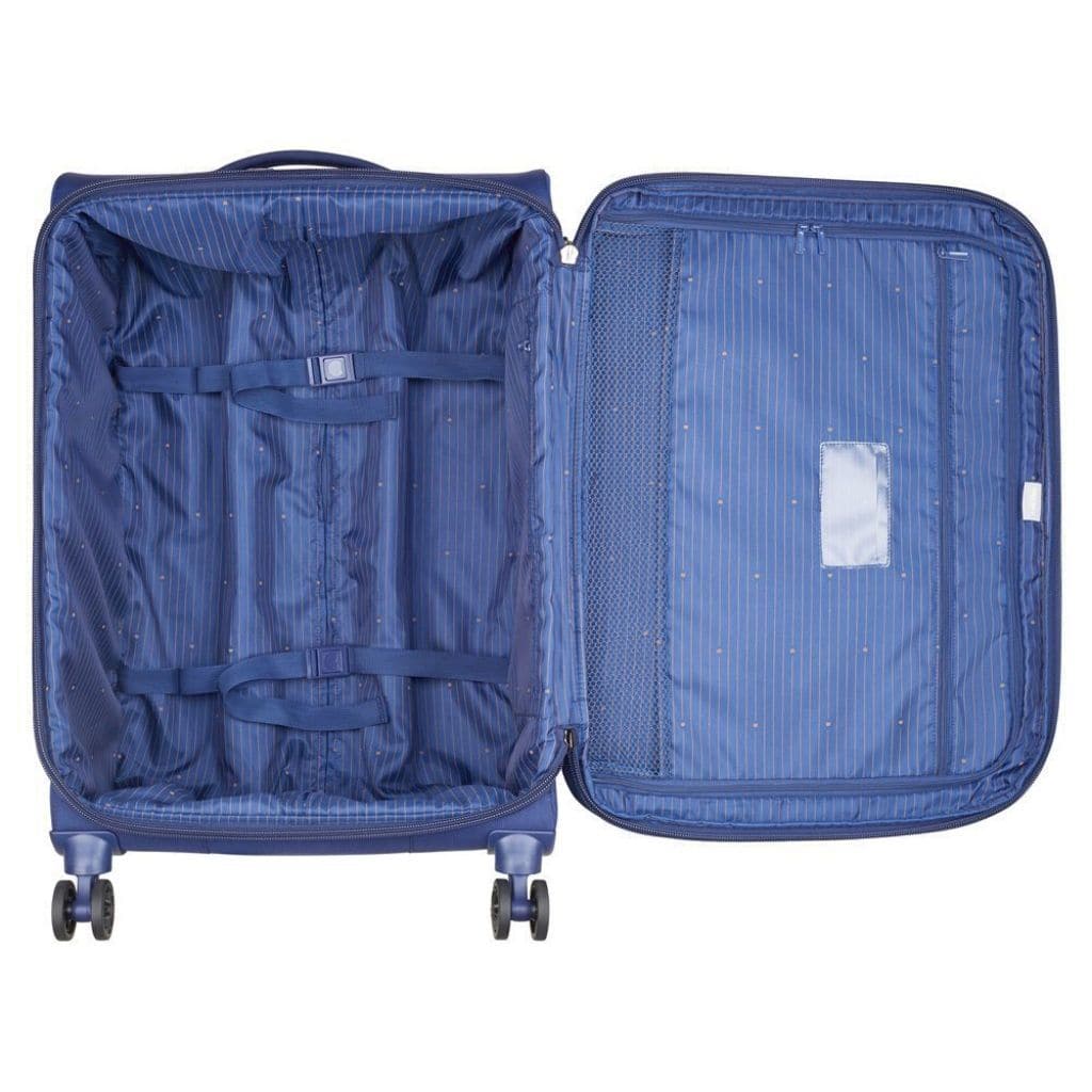 Delsey BROCHANT 2.0 67cm Medium Softsided Luggage Blue - Love Luggage