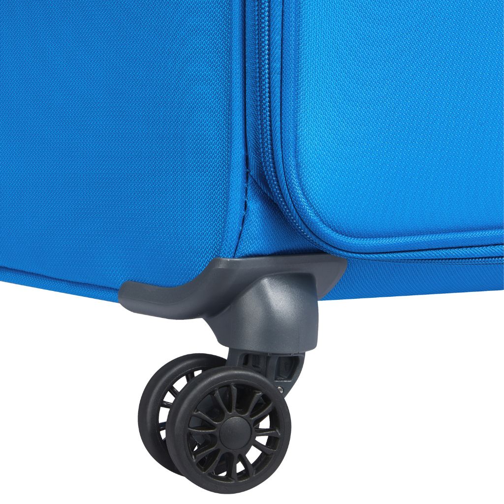 Delsey MARINGA 68cm Carry On Exp Softsided Luggage - Blue | Love Luggage