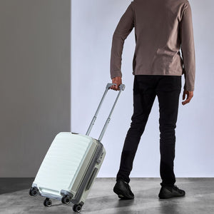 Rock Sunwave 54cm Carry On Hardsided Luggage - White