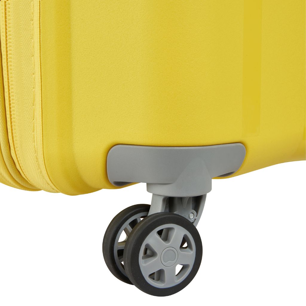 Delsey Clavel 83cm Large Hardsided Spinner Luggage - Yellow - Love Luggage