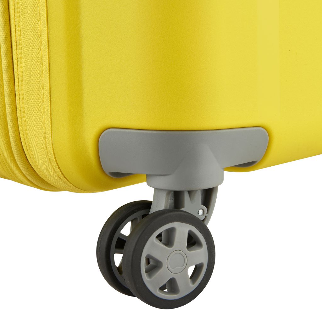 Delsey Clavel 71cm Medium Hardsided Spinner Luggage - Yellow - Love Luggage