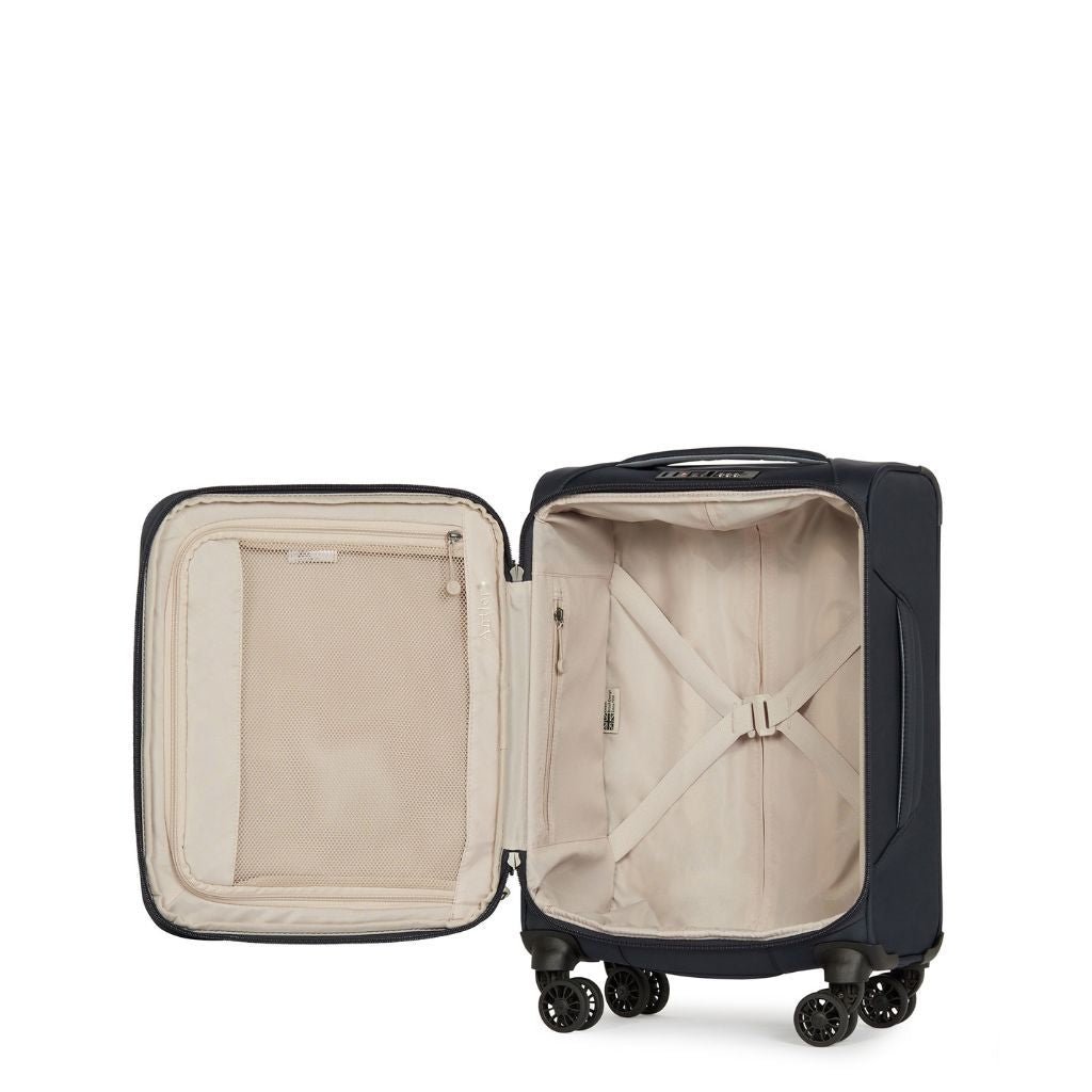 Antler Brixham 55cm Carry On Softsided Luggage - Navy - Love Luggage