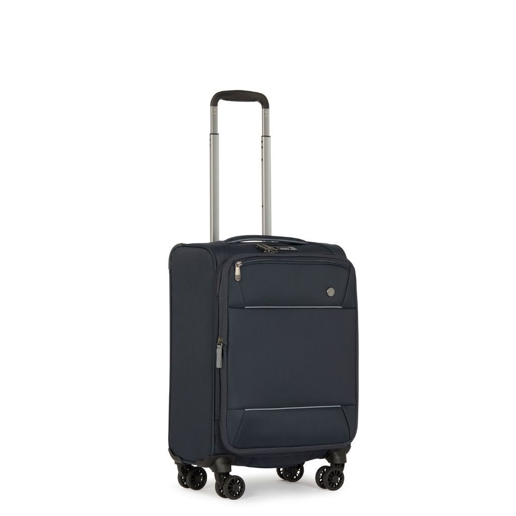 Antler Brixham 55cm Carry On Softsided Luggage - Navy - Love Luggage